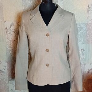 Vtg Pendleton Wool Western Blazer Jacket Portland OR USA Made Grey Tweed 🌲